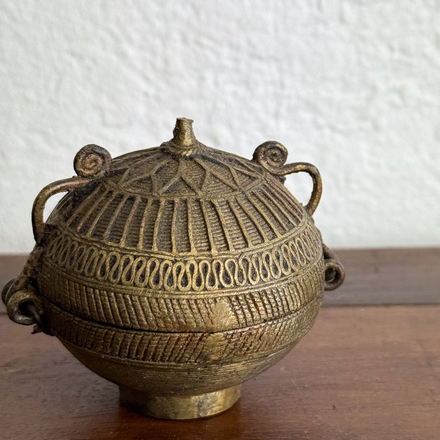 Brass Snuff Pot