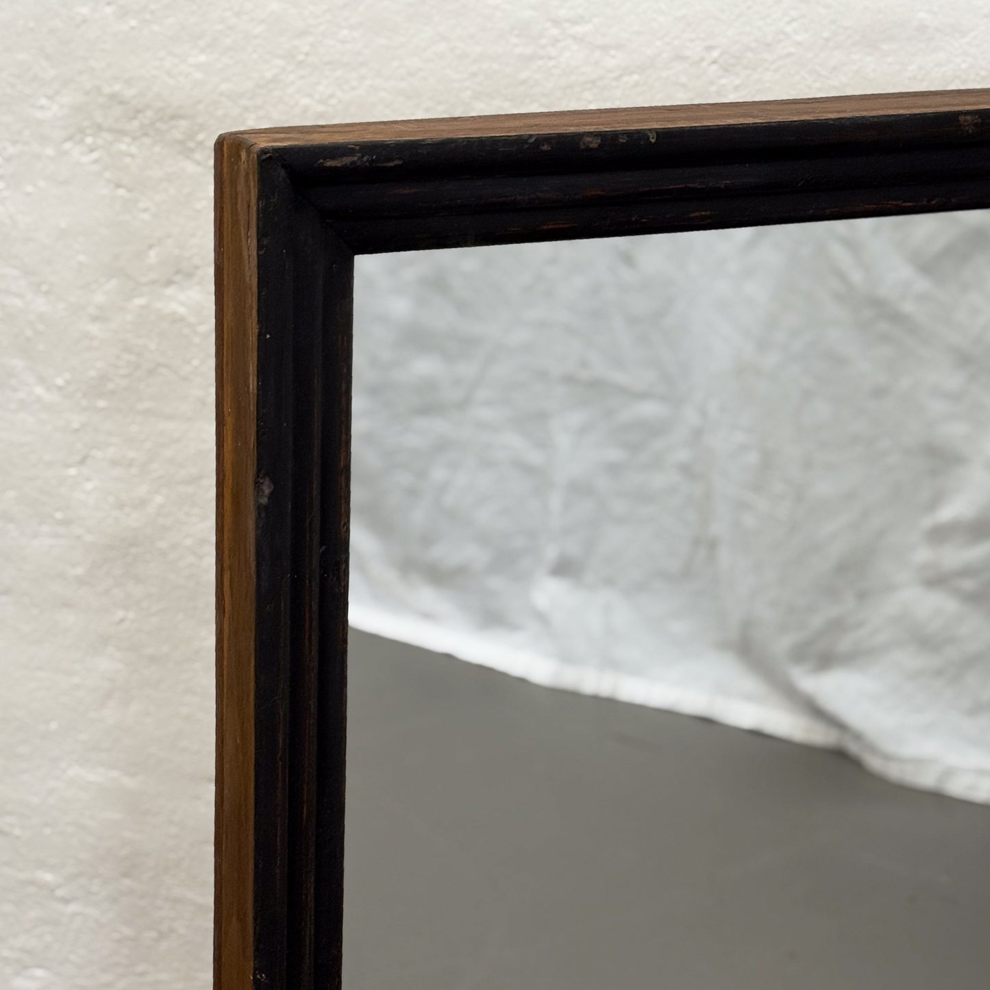 Simple Teak Framed Mirror I