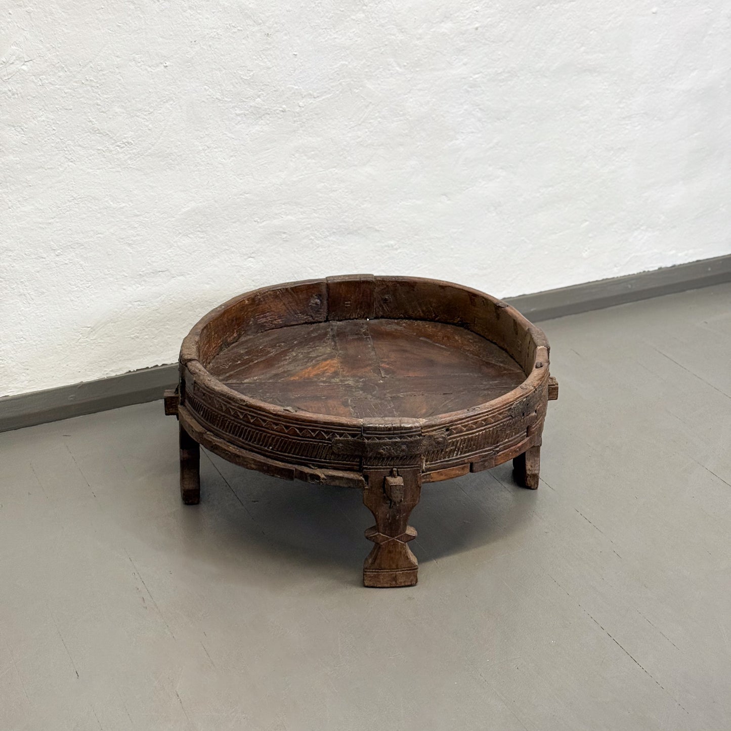 Carved Chakki Grinder II