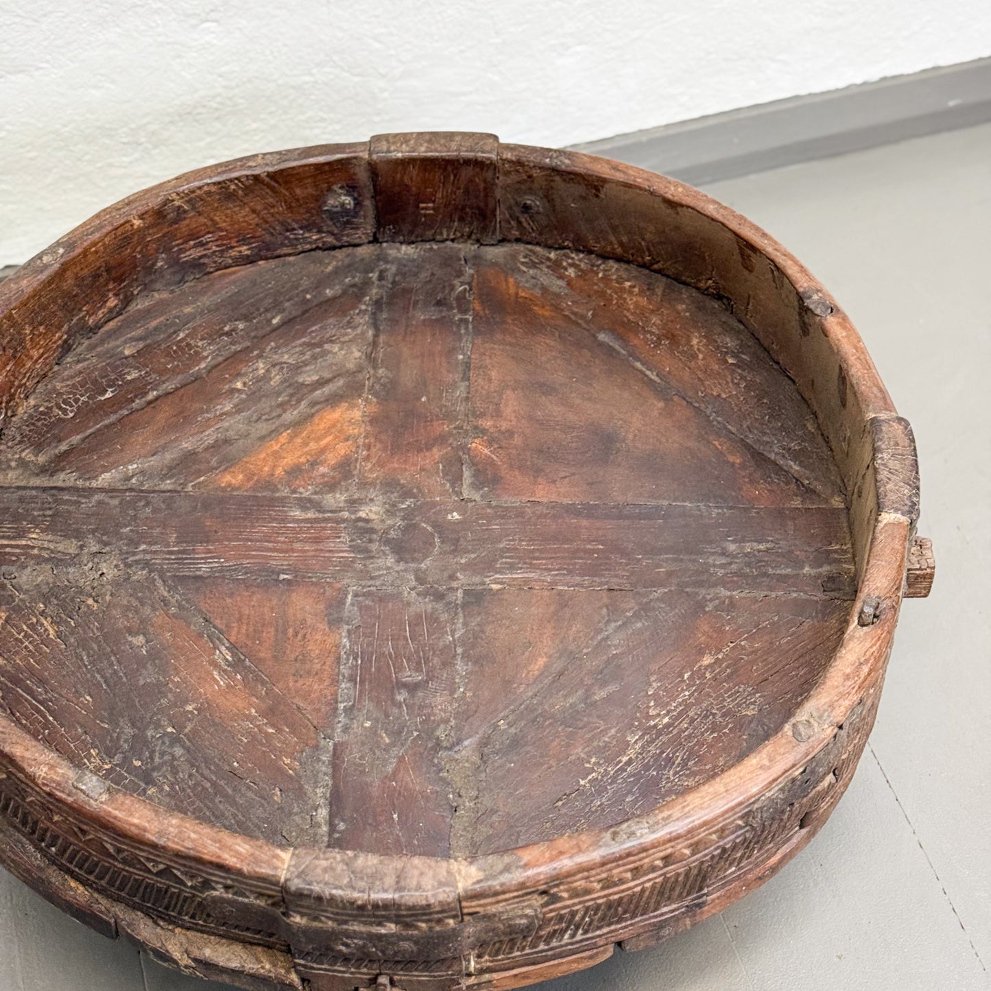 Carved Chakki Grinder II