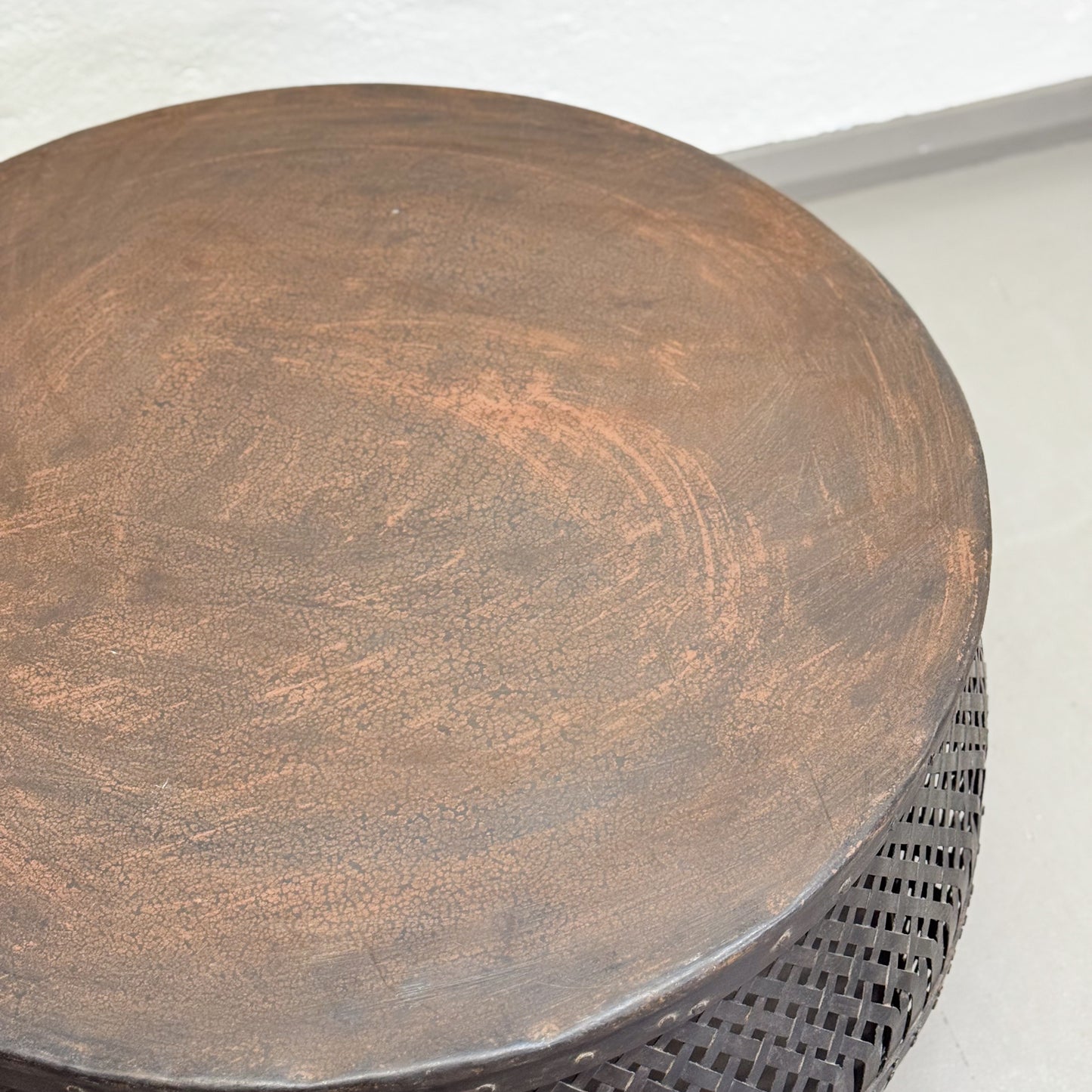 Jali Iron Drum Table II