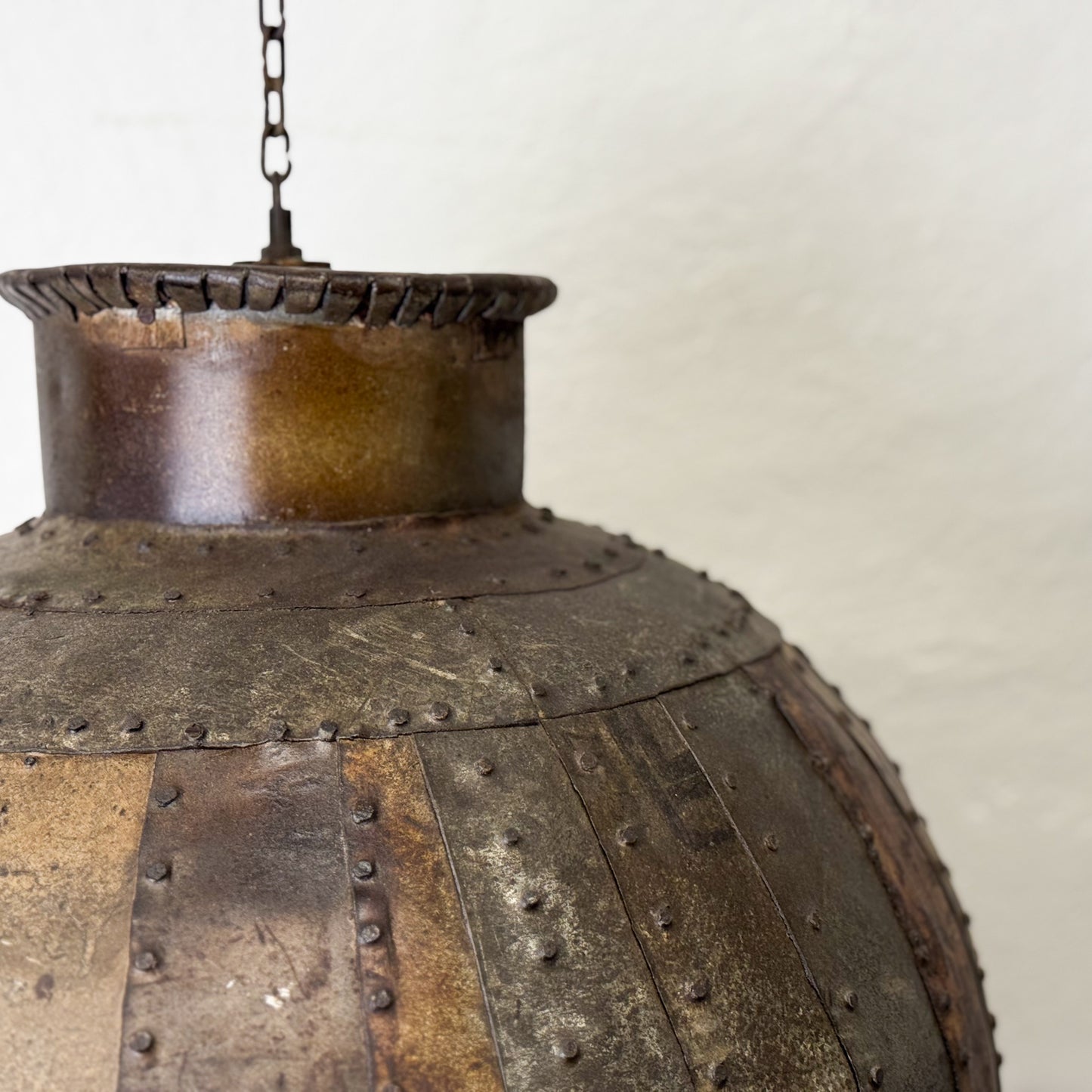Domed Iron Pendant Light