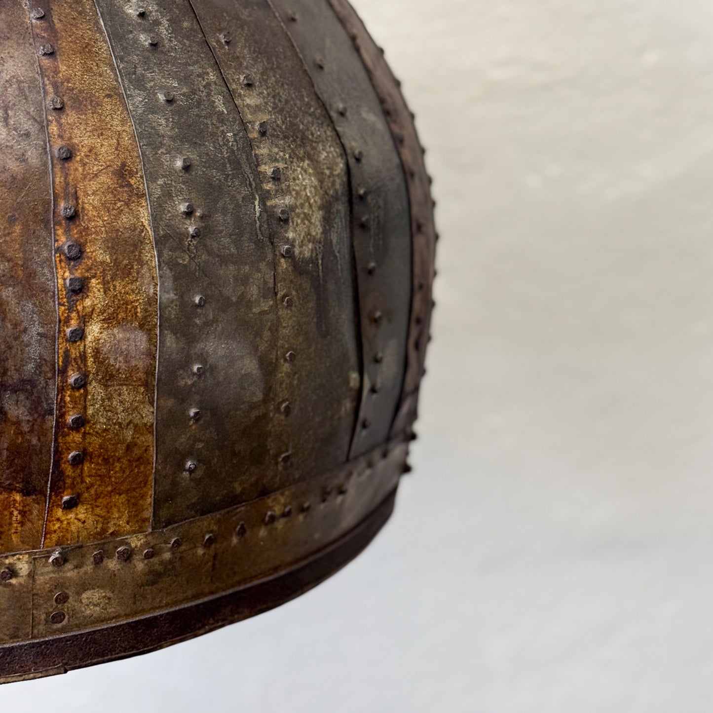 Domed Iron Pendant Light