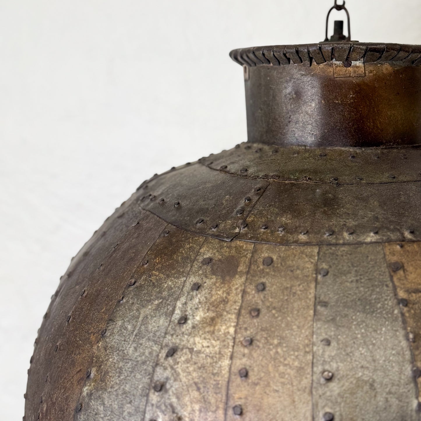 Domed Iron Pendant Light