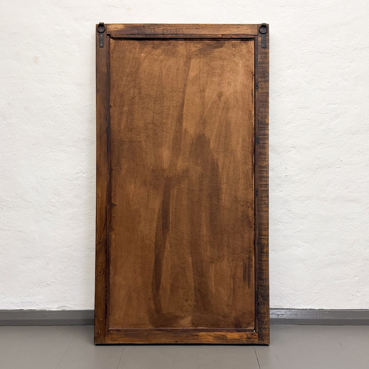 Vintage Indian Full-Length Cream Mirror