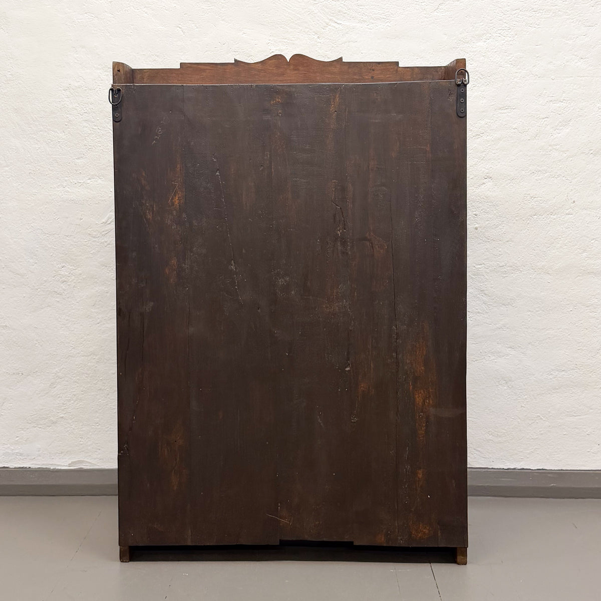 Vintage Indian Double Door Showcase Cabinet
