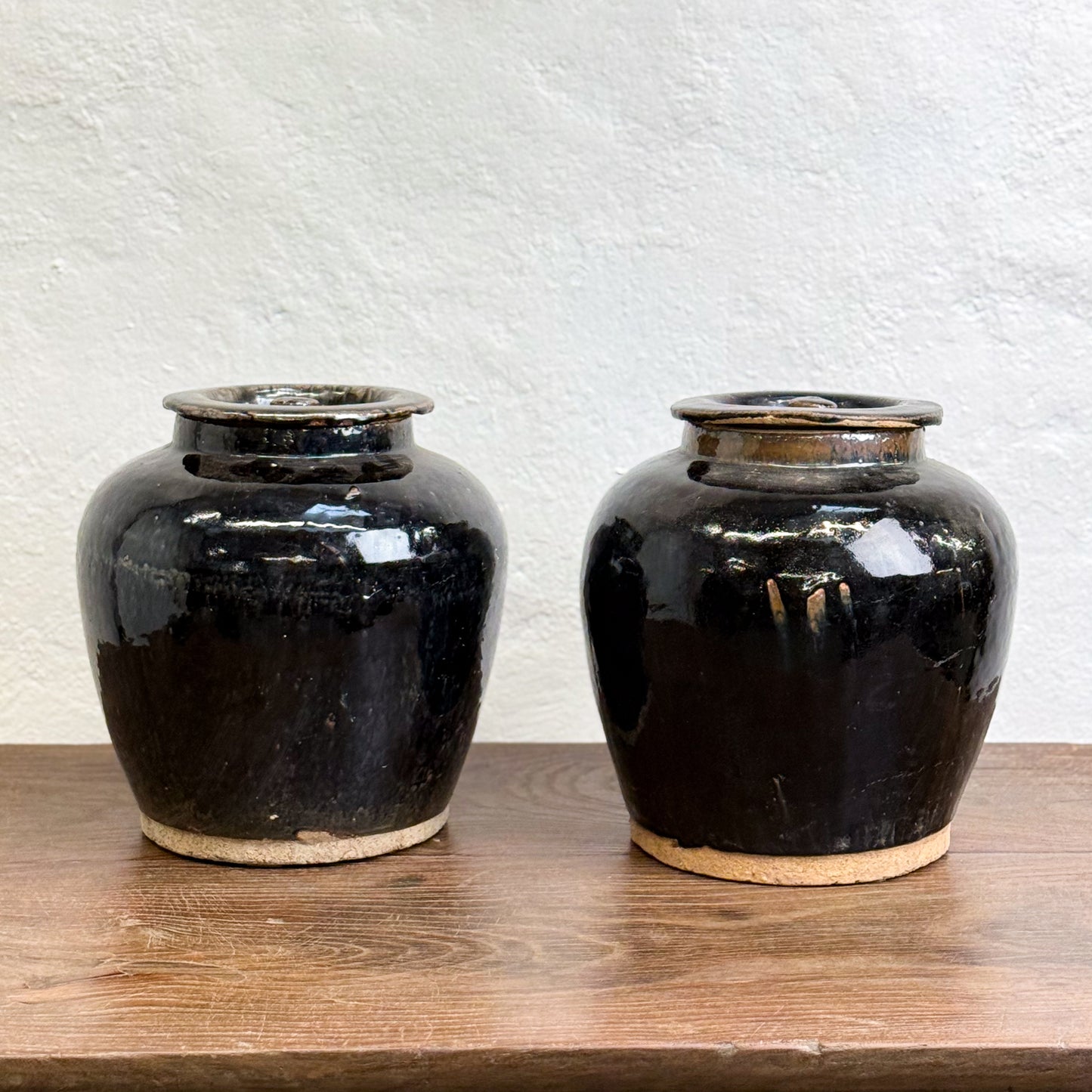 Shanxi Style Glazed Lidded Food Pot
