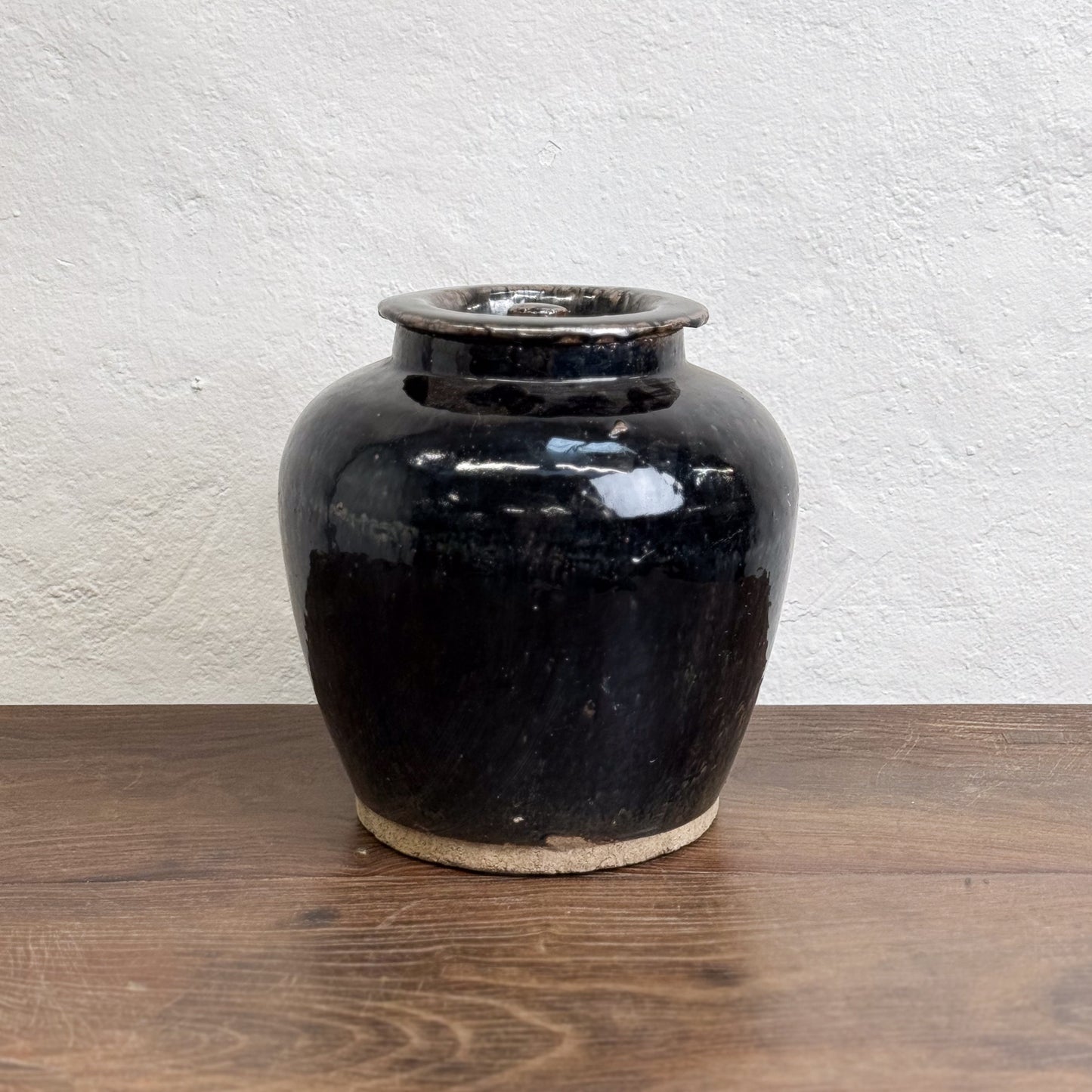 Shanxi Style Glazed Lidded Food Pot