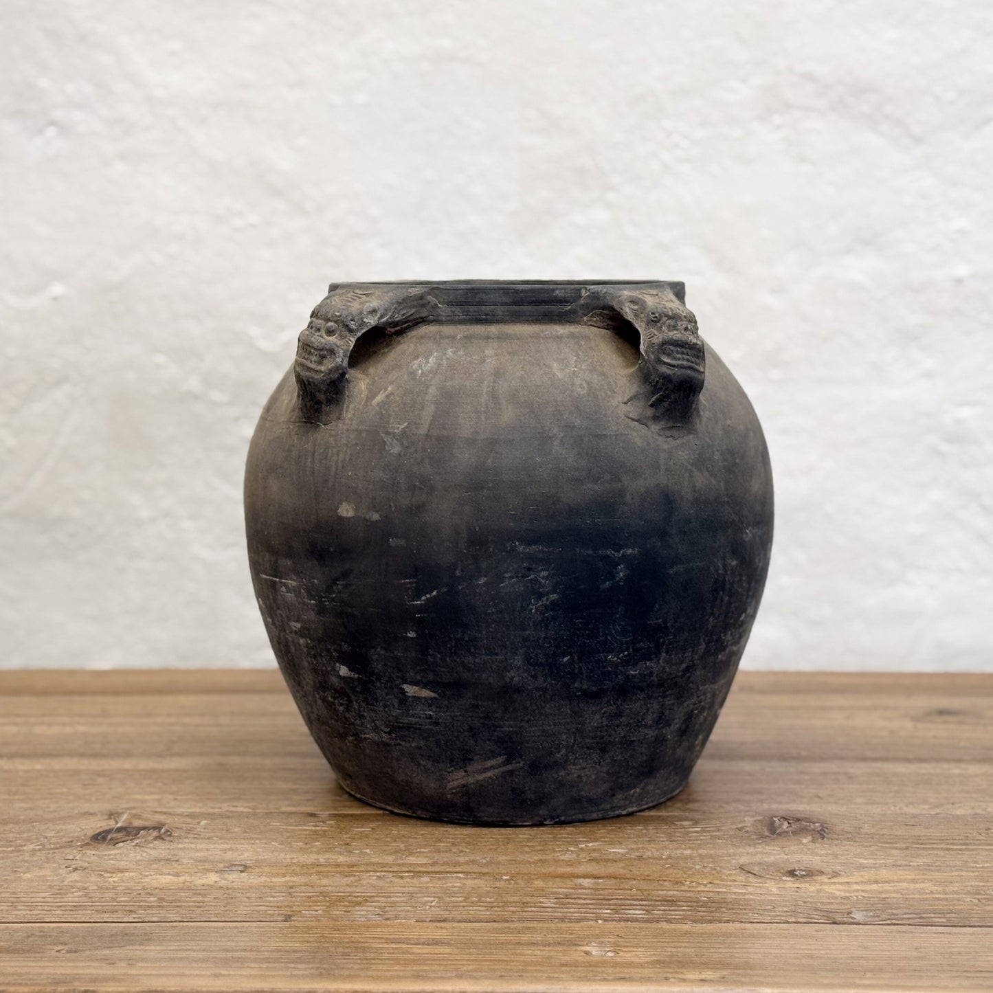 Small Foo Dog Handle Tofu Pot