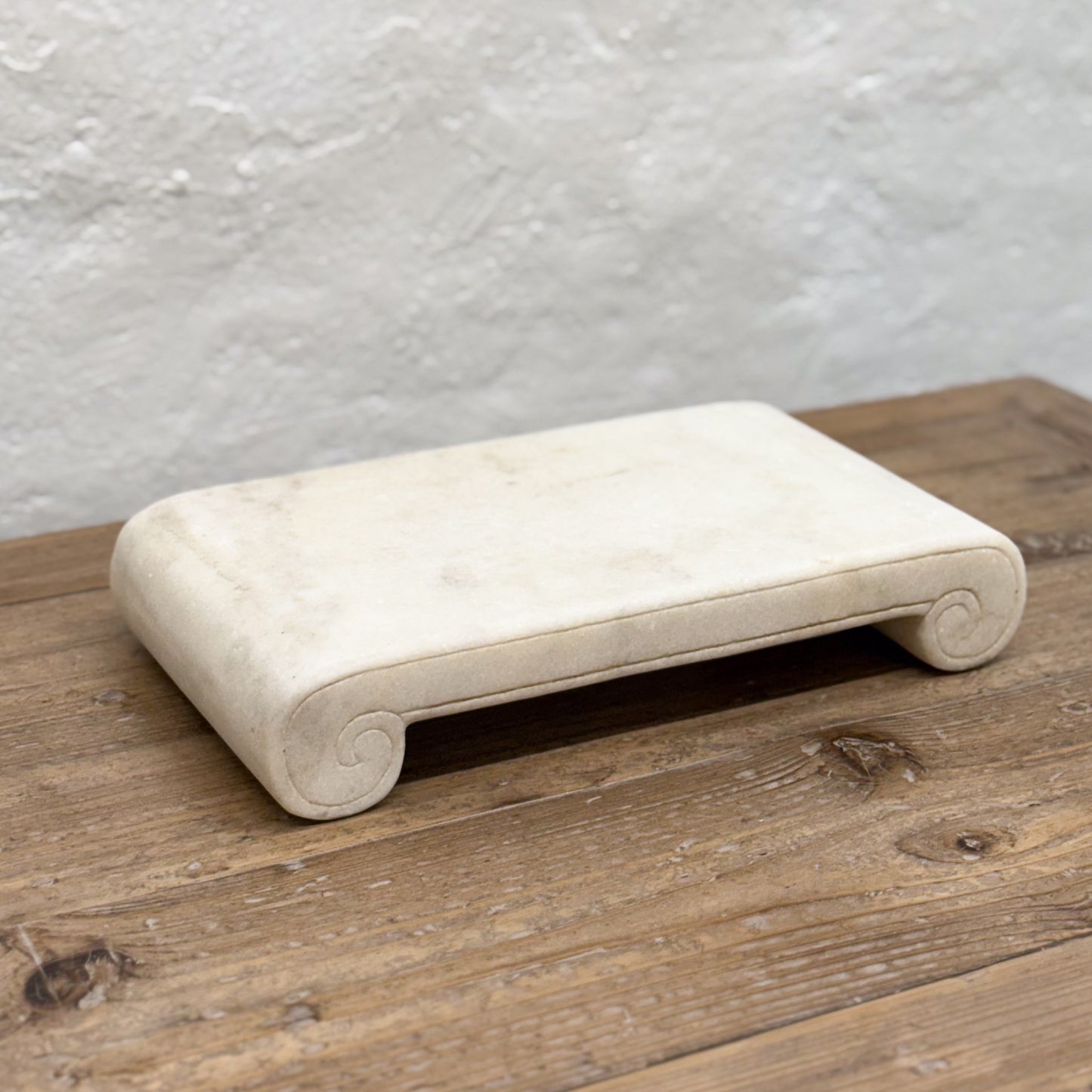 Marble Scroll Stand