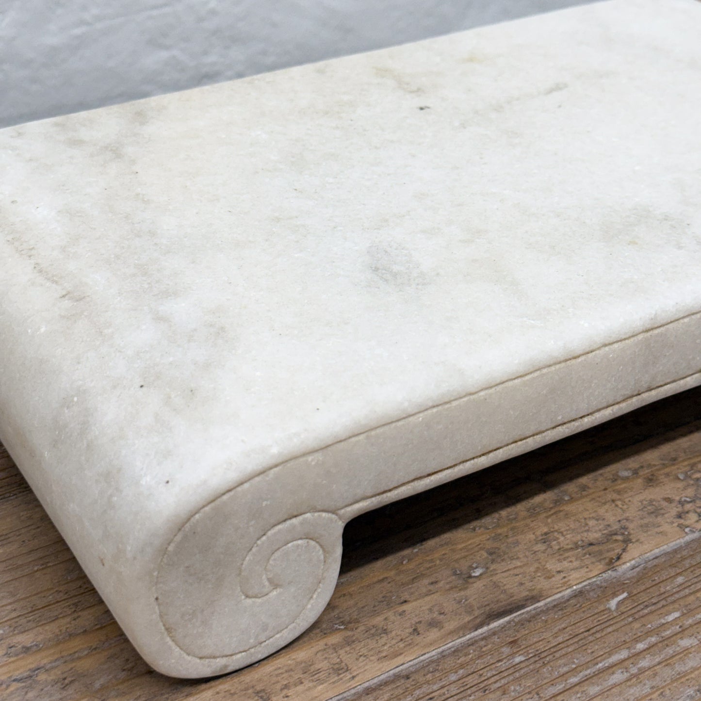 Marble Scroll Stand