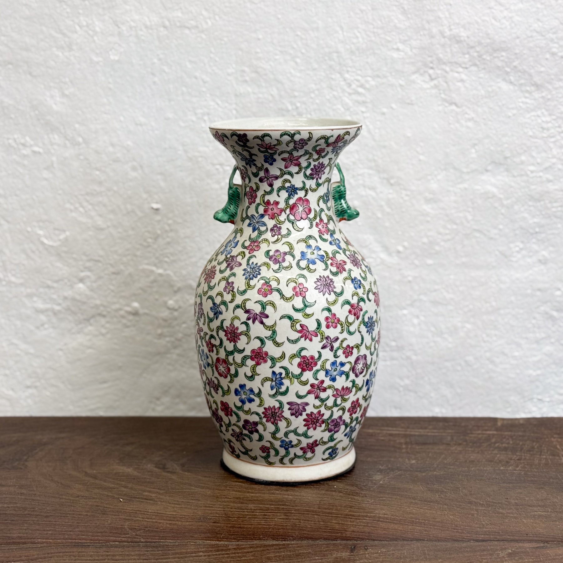 Blossoms Porcelain Rouleau Vase