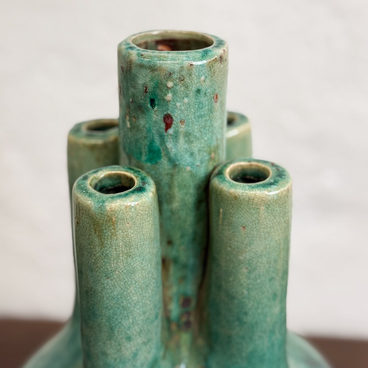 Glazed Bulb Tulip Vase