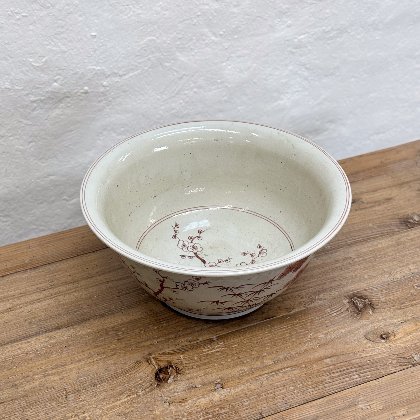 Three Friends of Winter Porcelain Bowl