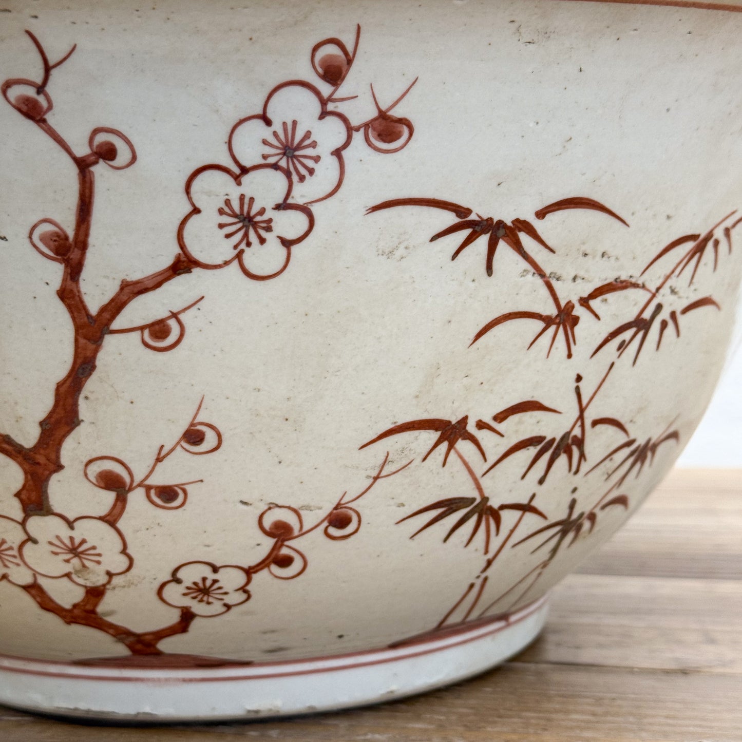 Three Friends of Winter Porcelain Bowl