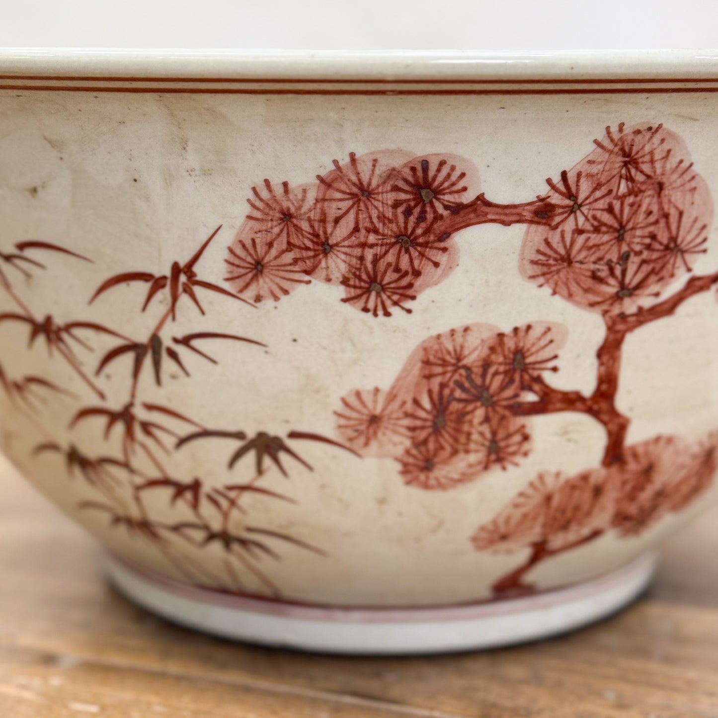 Three Friends of Winter Porcelain Bowl
