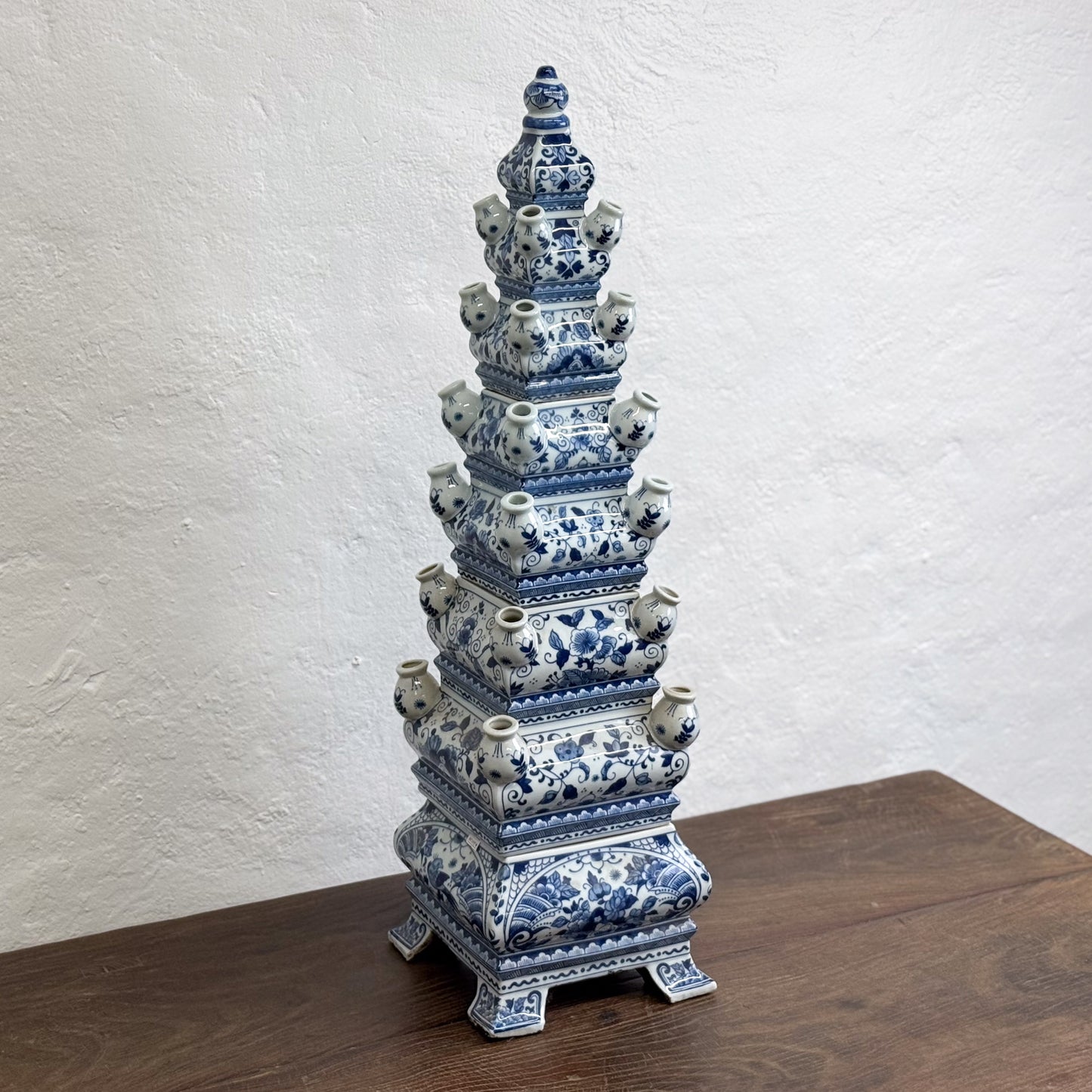 Porcelain Pagoda Tulip Vase I