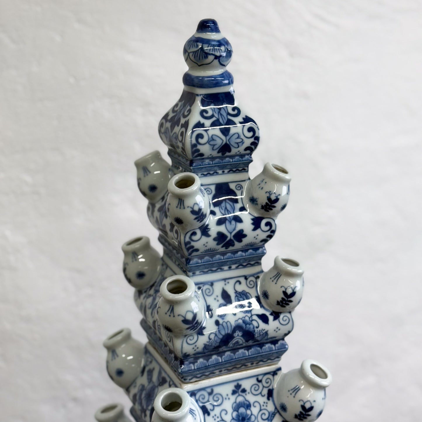 Porcelain Pagoda Tulip Vase I