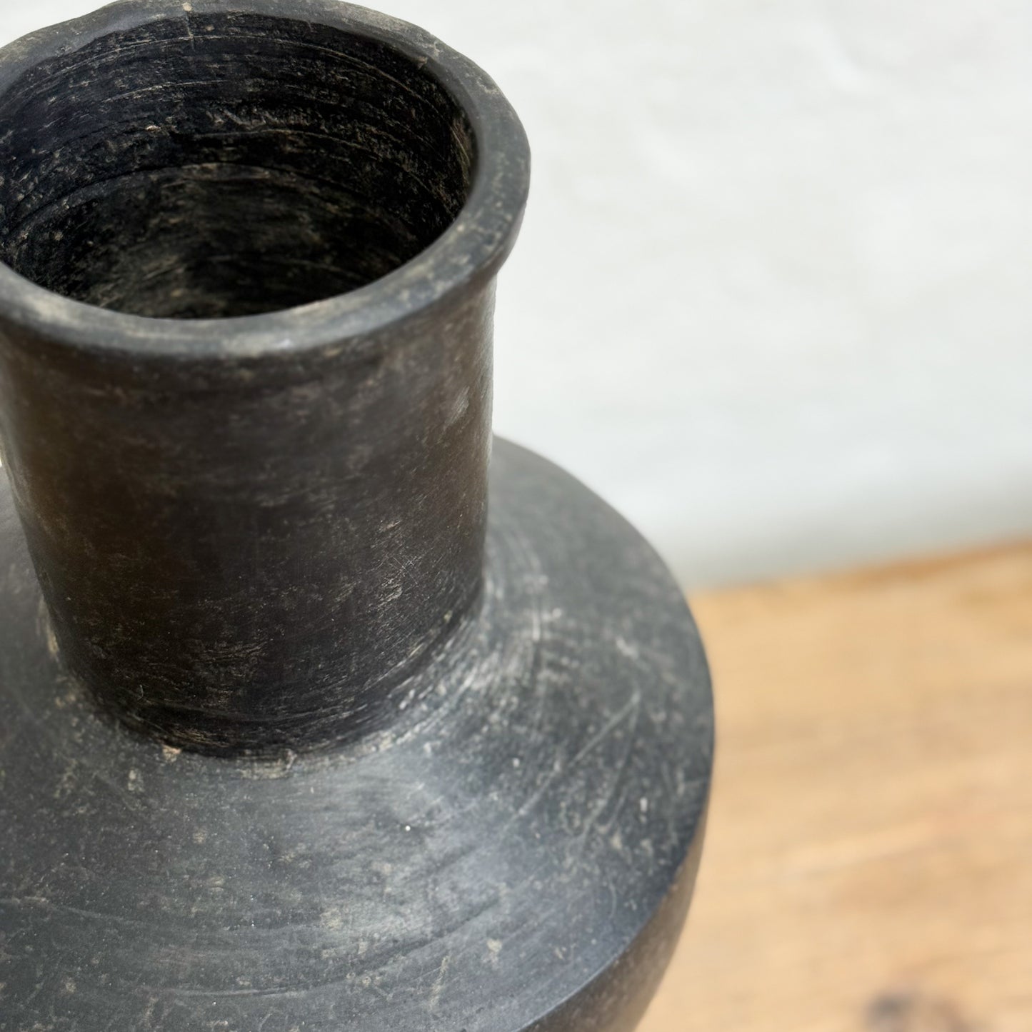 Unglazed Rouleau Vase