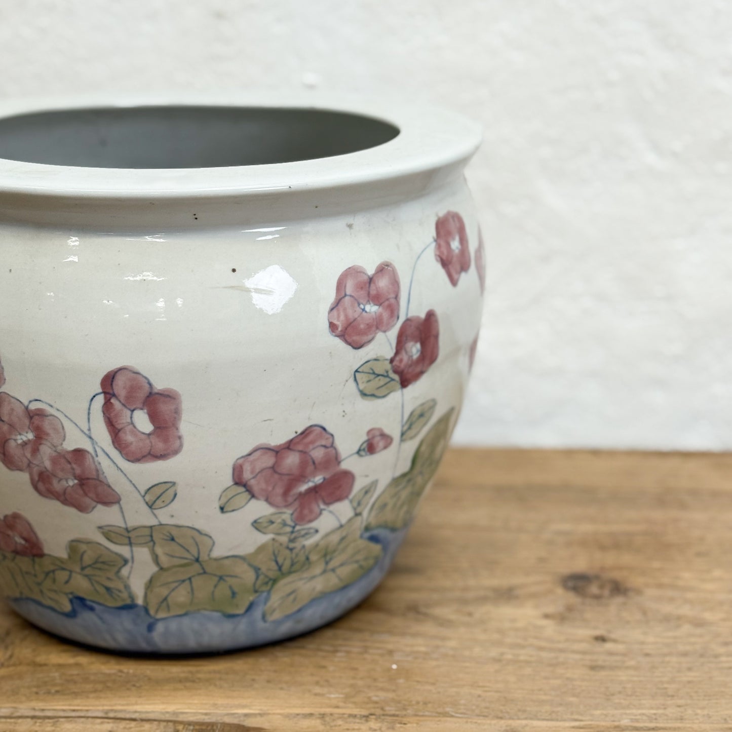 Floral Painted Planter