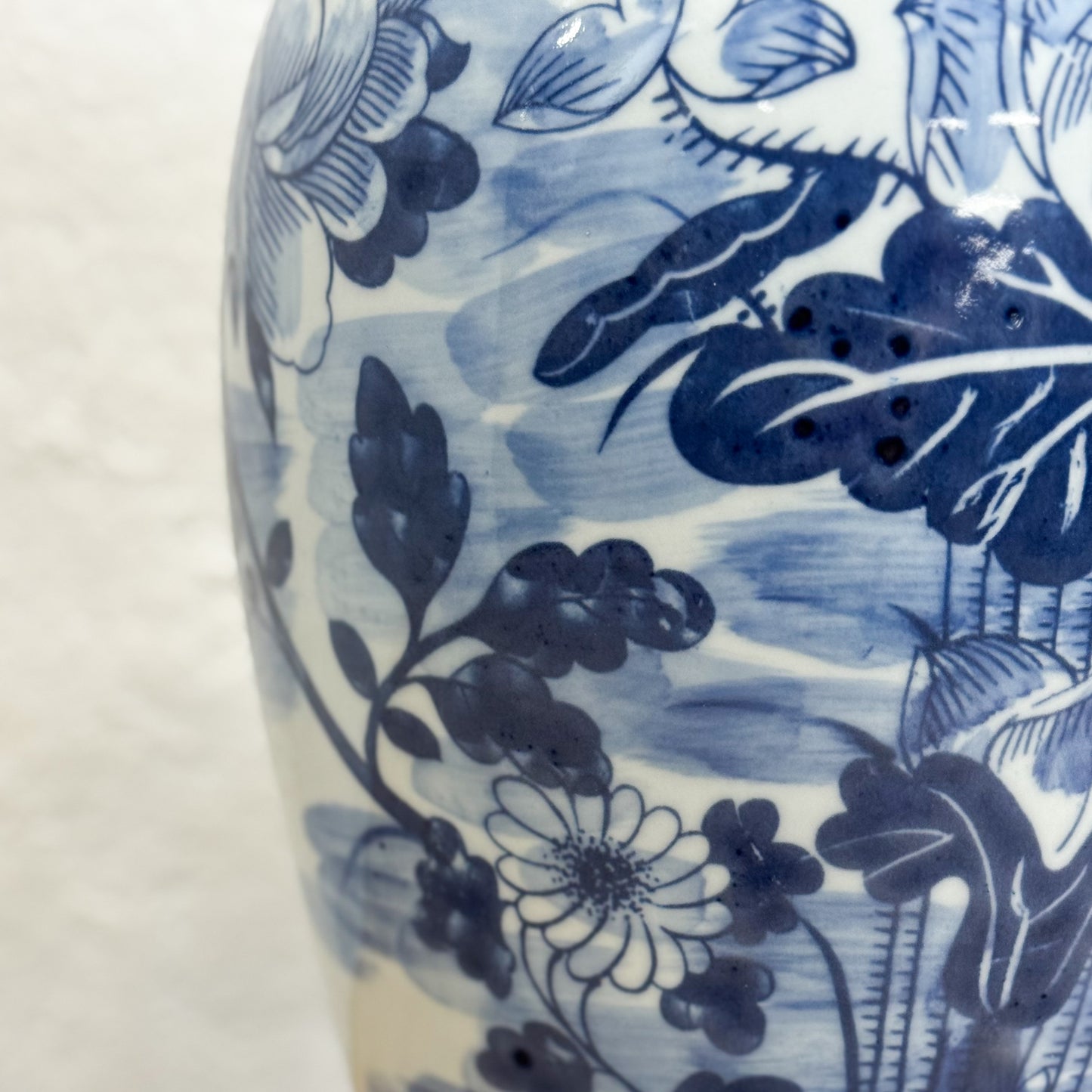 Peony Porcelain Melon Jar