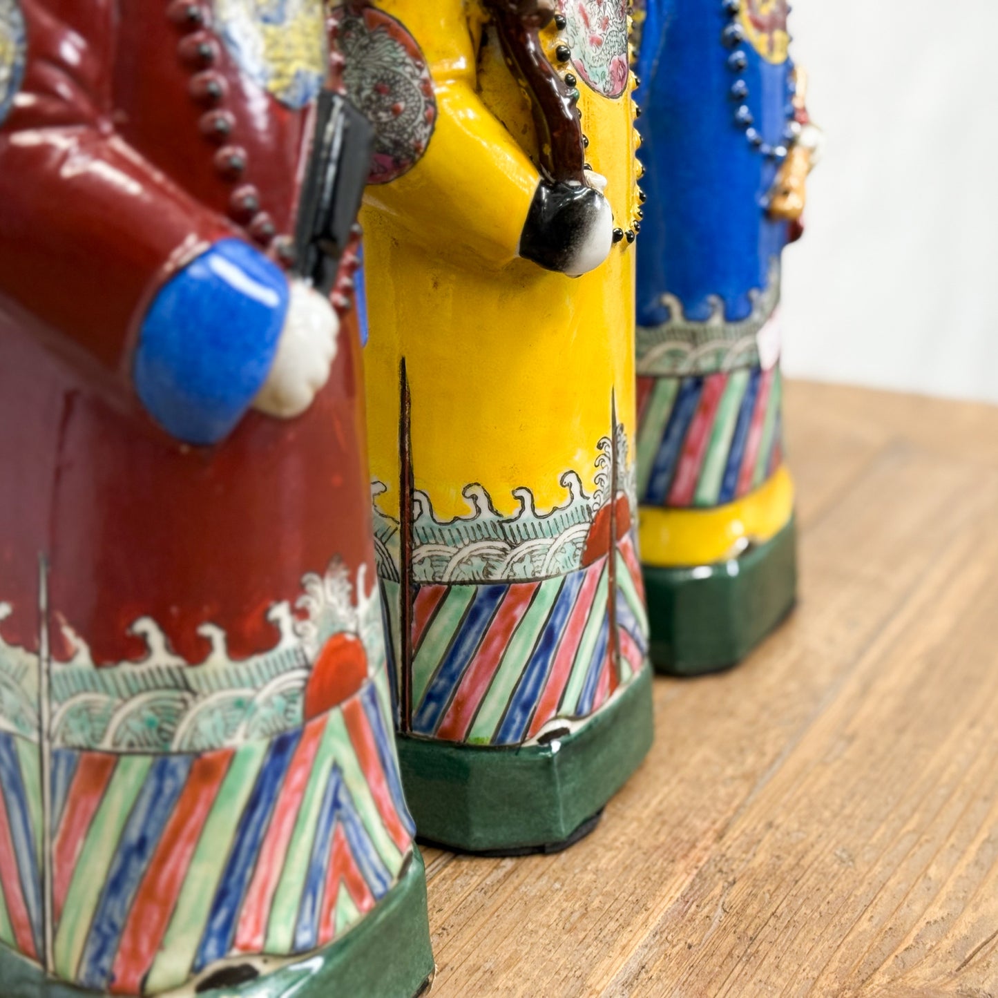 Multicolour Standing Qing Emperor Set