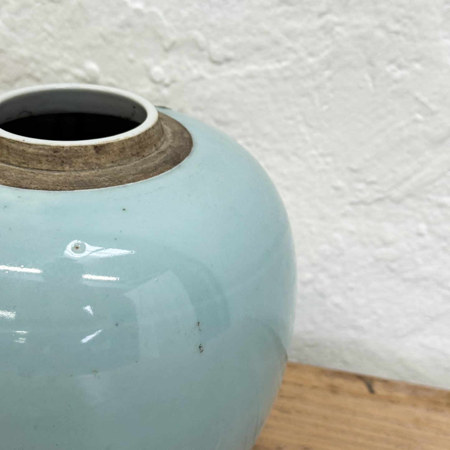 Sky Blue Ginger Jar