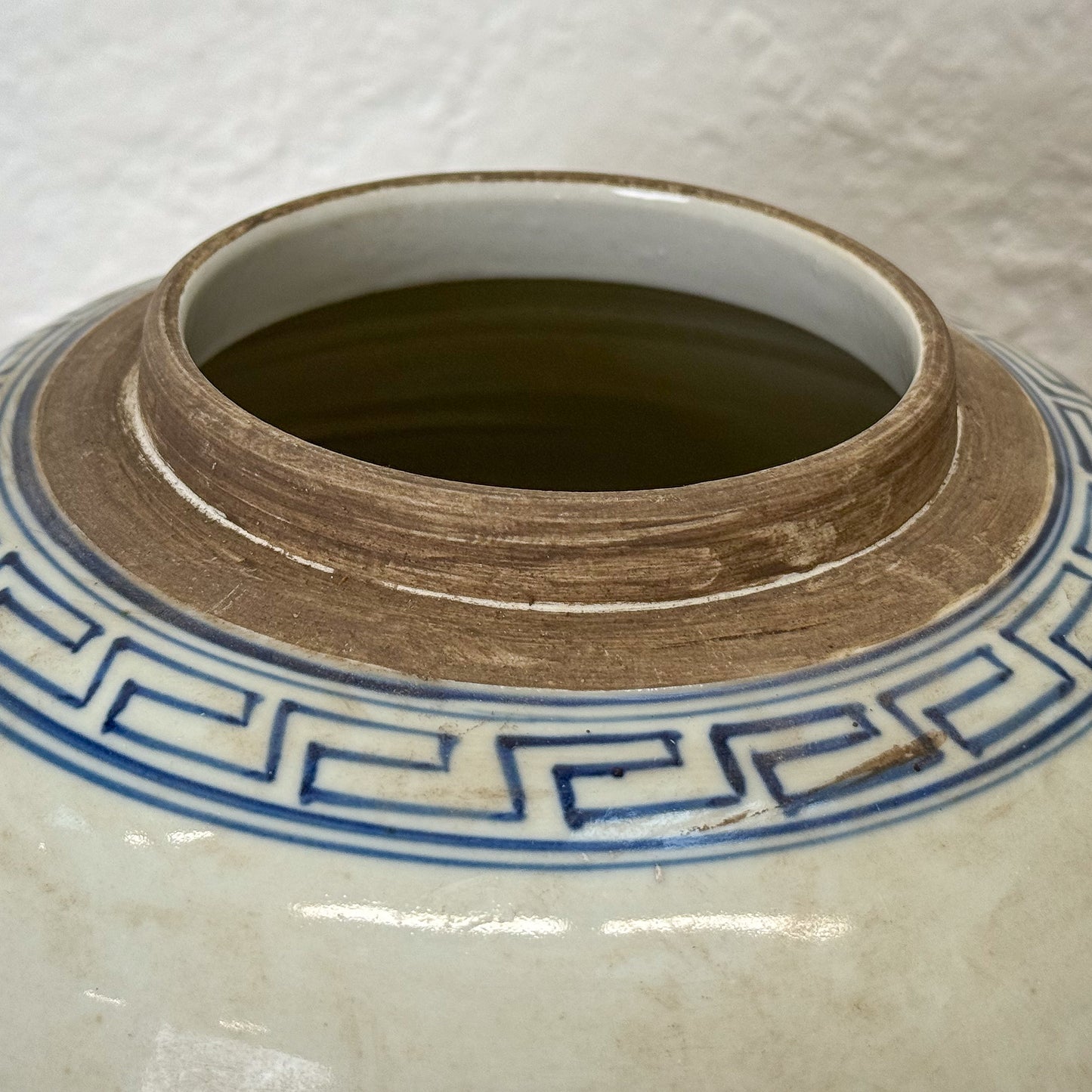 Blue & White Ginger Jar Bamboo & Pine
