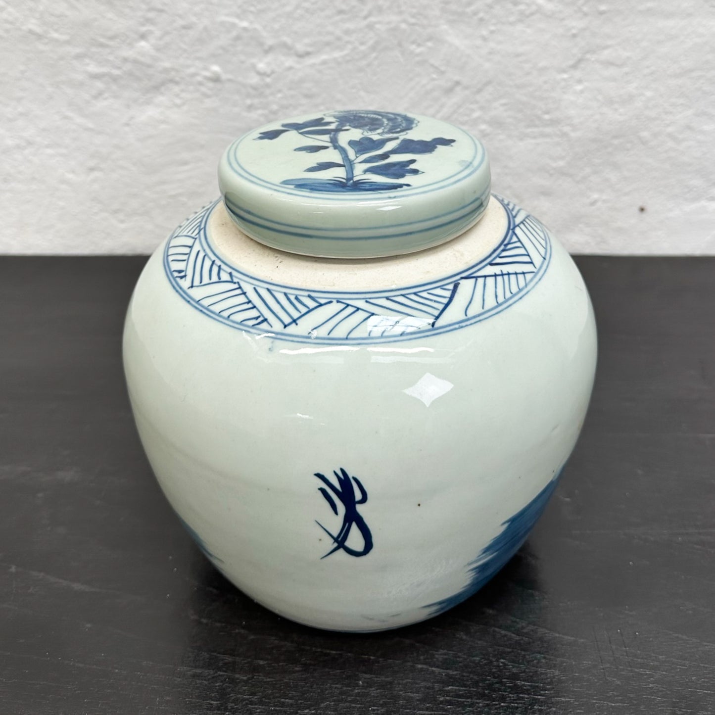 Peony Bouquet Porcelain Ginger Jar