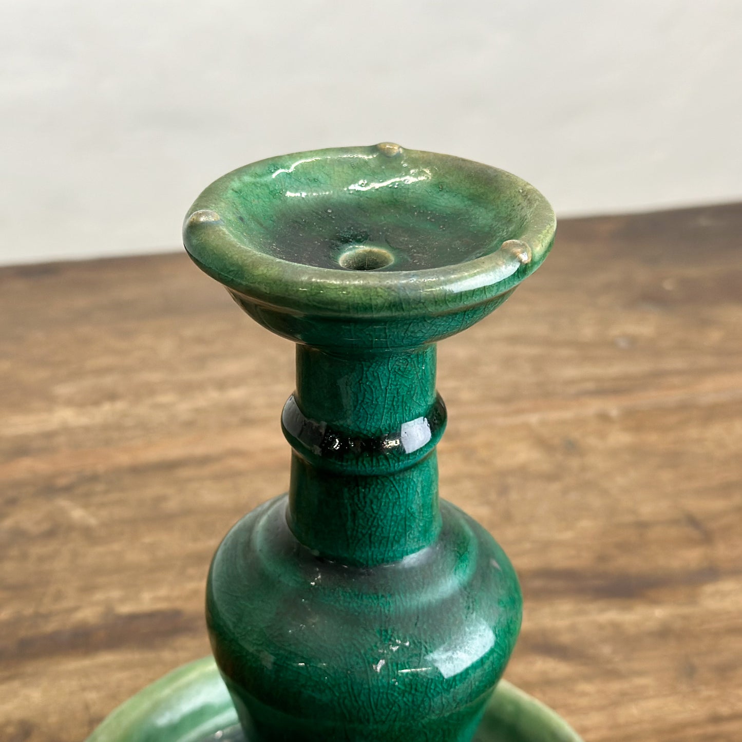 Green-Glazed-Ceramic-Candle-Holder-Candlestick-China-Chinese_3