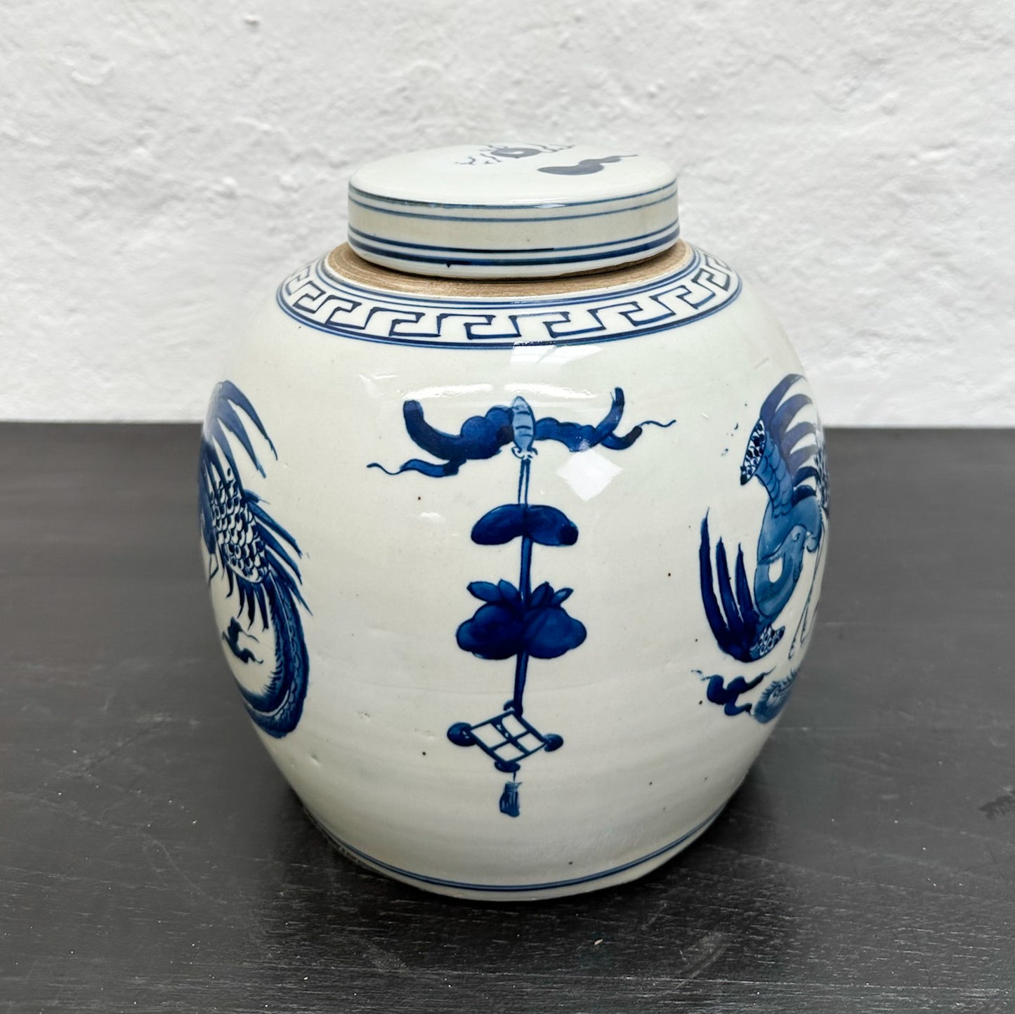 Phoenix Porcelain Ginger Jar