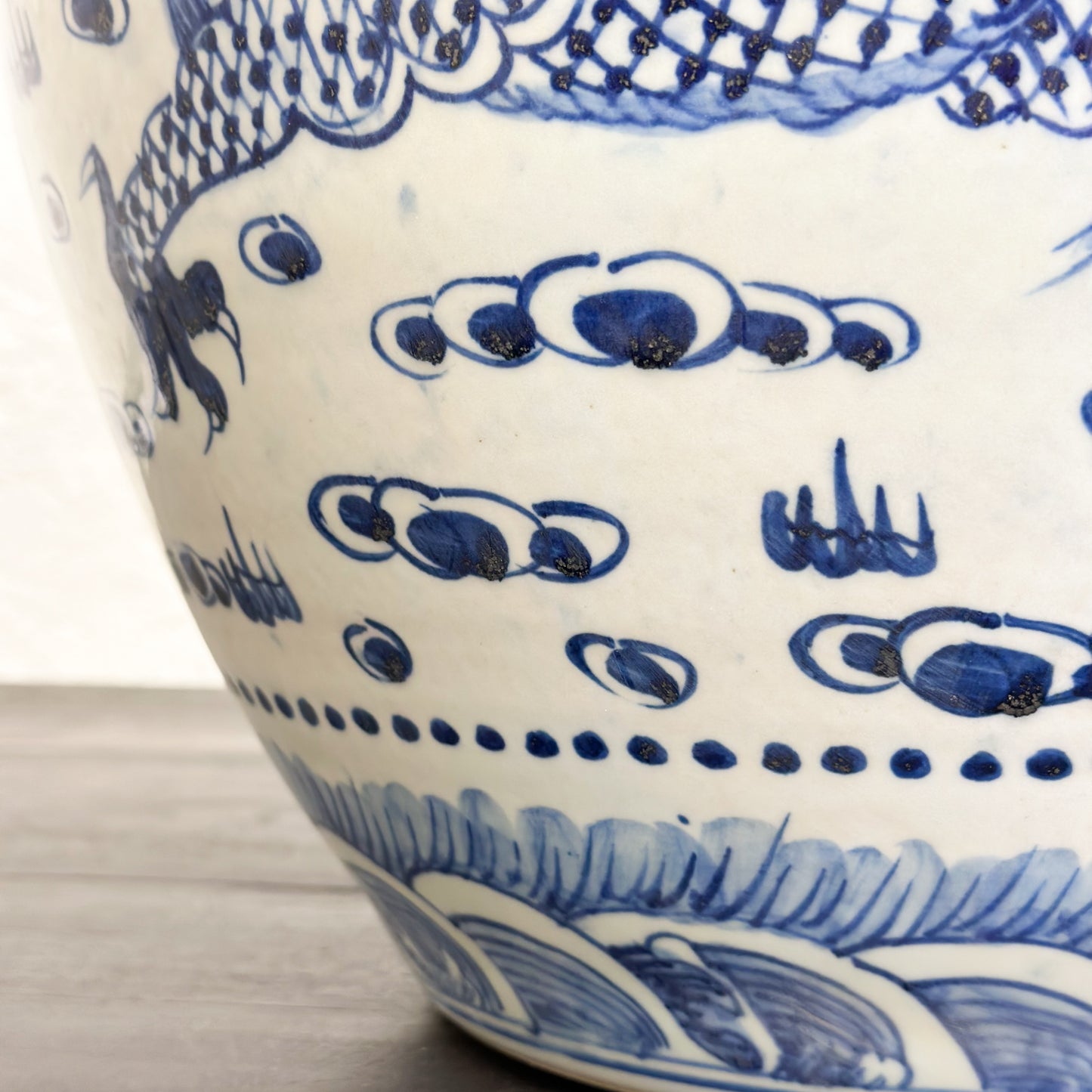 Dragon & Cloud Porcelain Planter