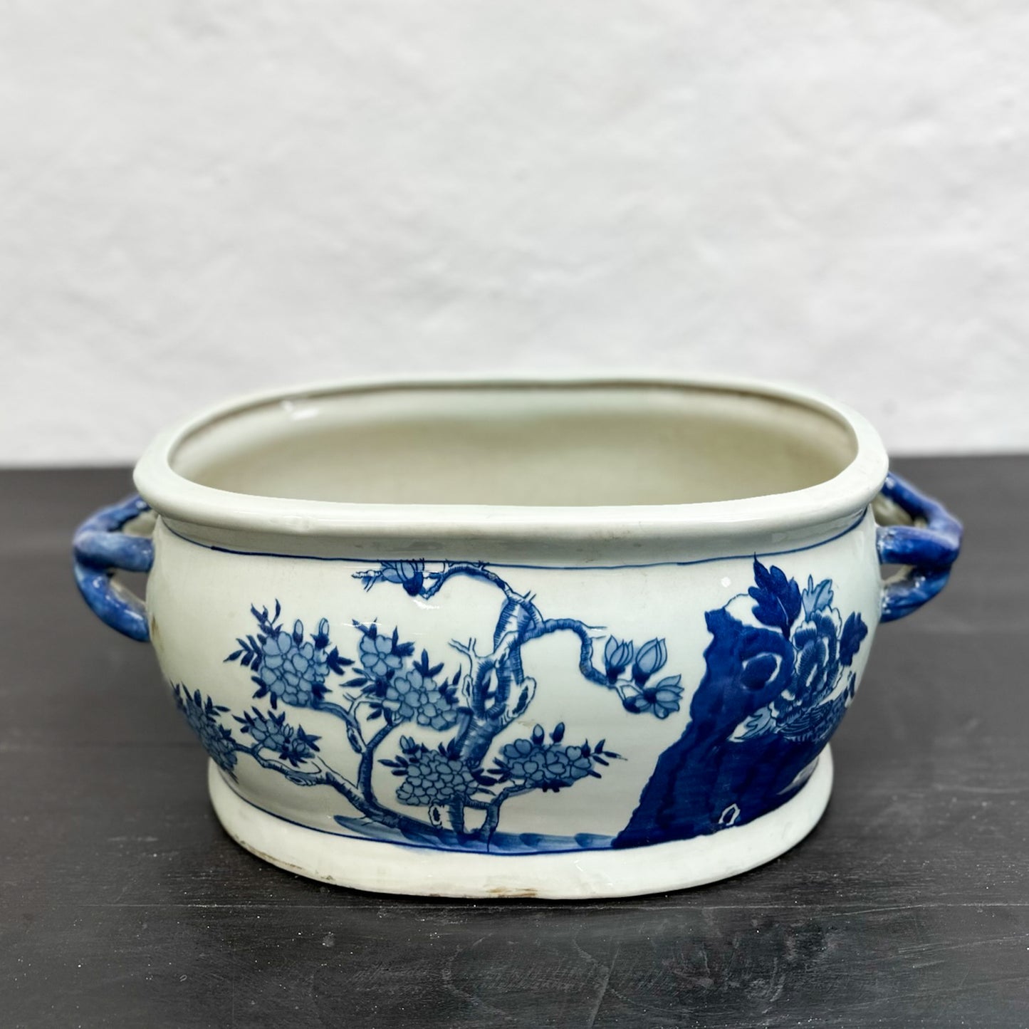Birds & Peonies Porcelain Baby Bath