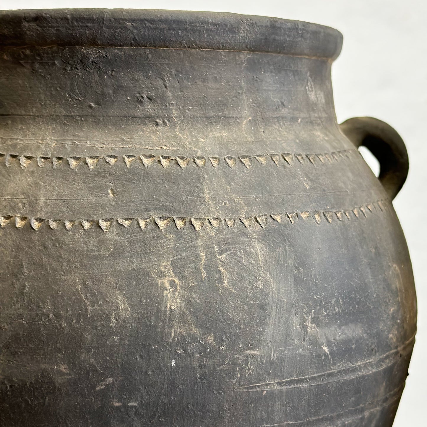 Patterned Tofu Pot with Handles