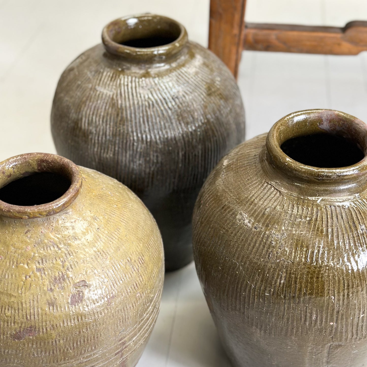 Large Olive Vase
