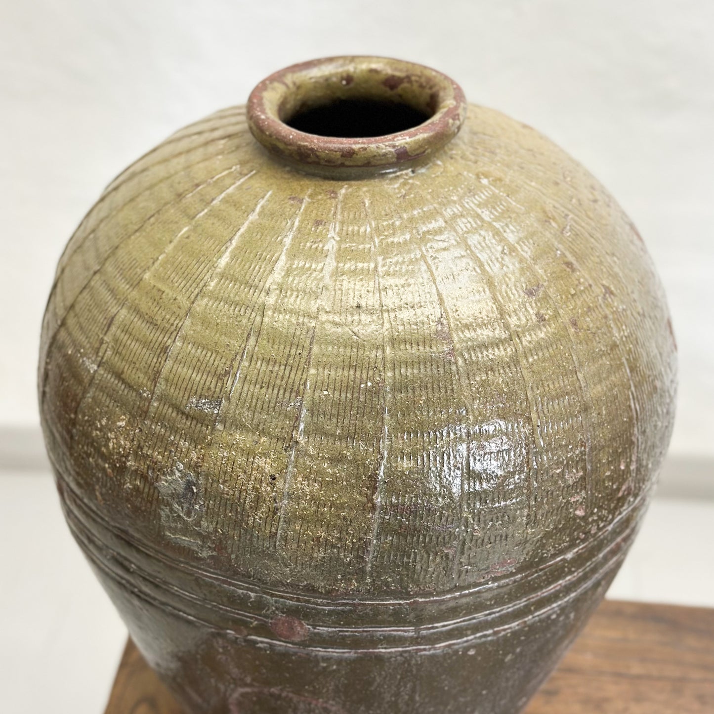 Large Olive Vase