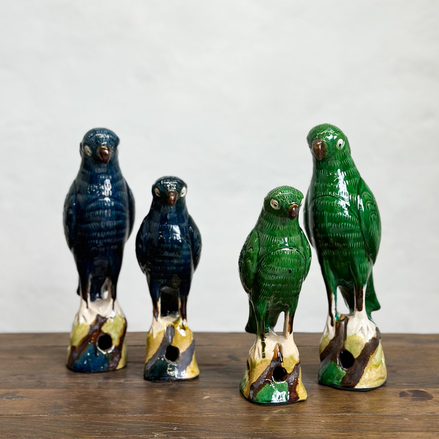 Glazed Porcelain Parrot