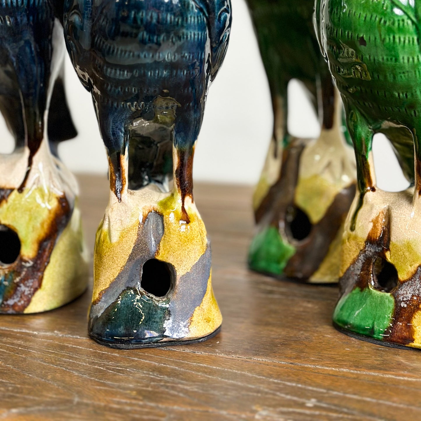 Glazed Porcelain Parrot
