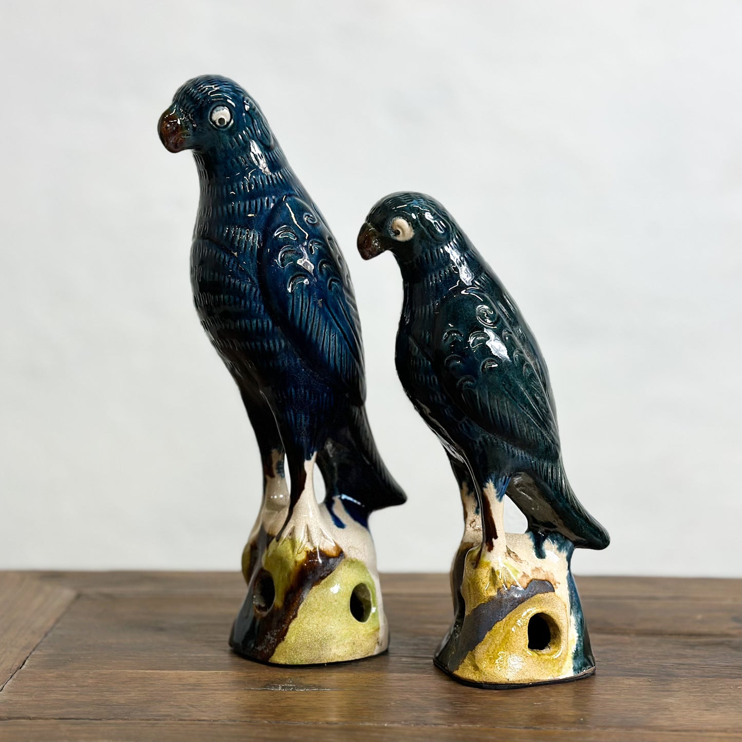 Glazed Porcelain Parrot