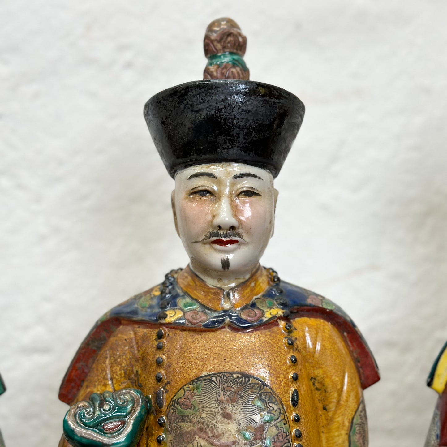 Large Coloured Qing Emperor Set