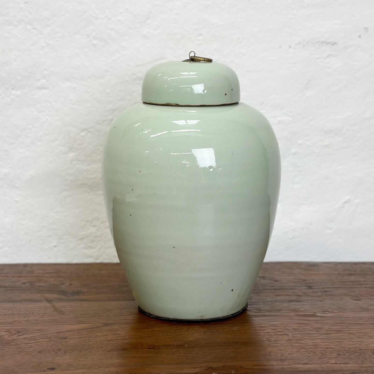 Celadon Porcelain Melon Jar