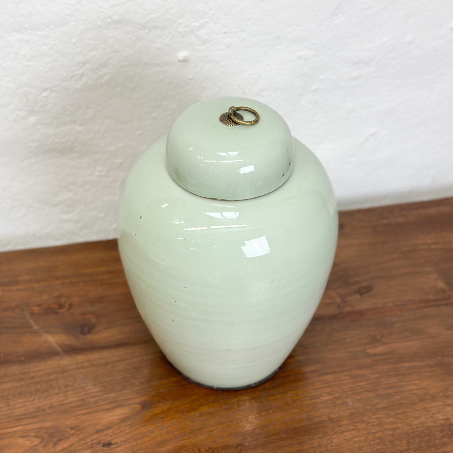 Celadon Porcelain Melon Jar