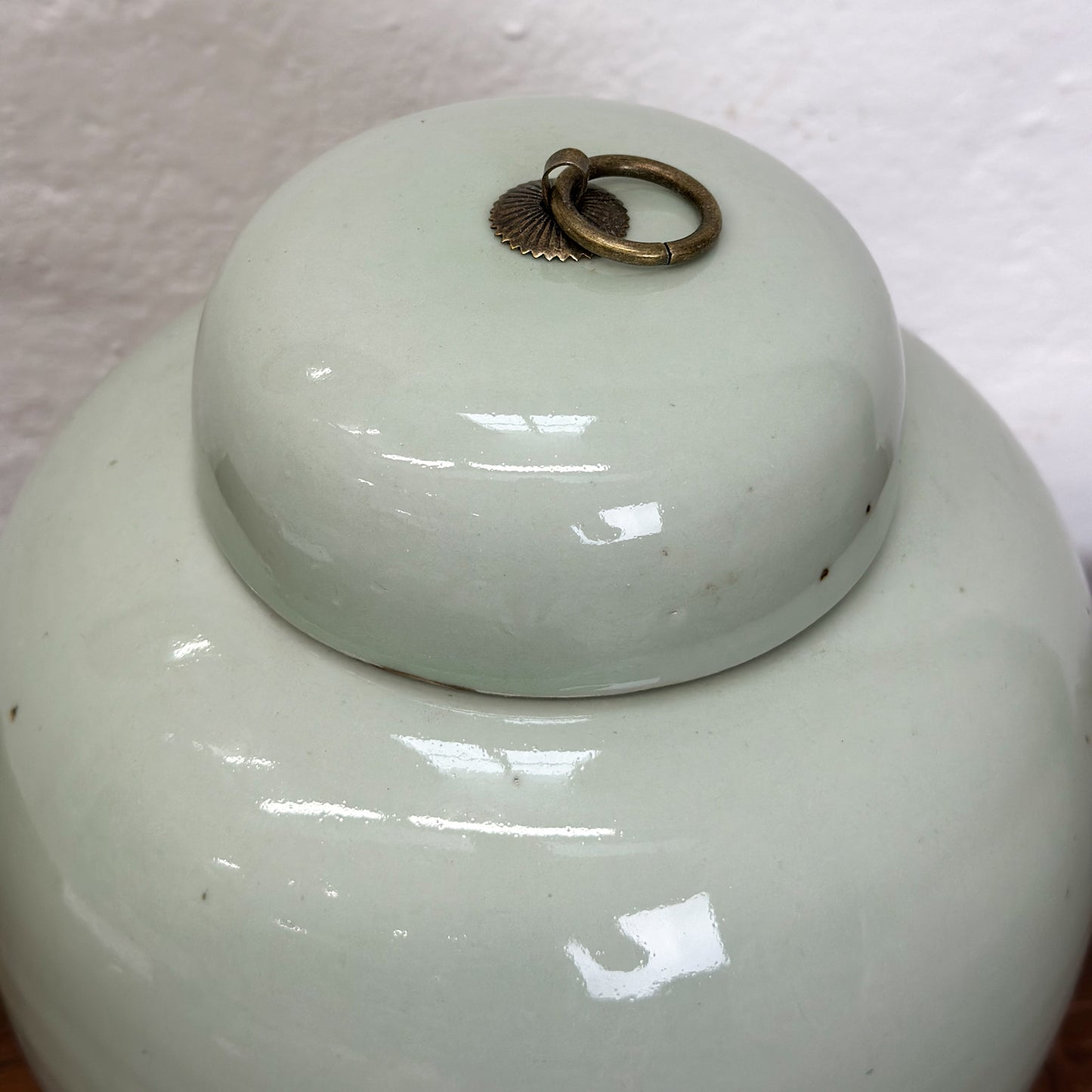 Celadon Porcelain Melon Jar