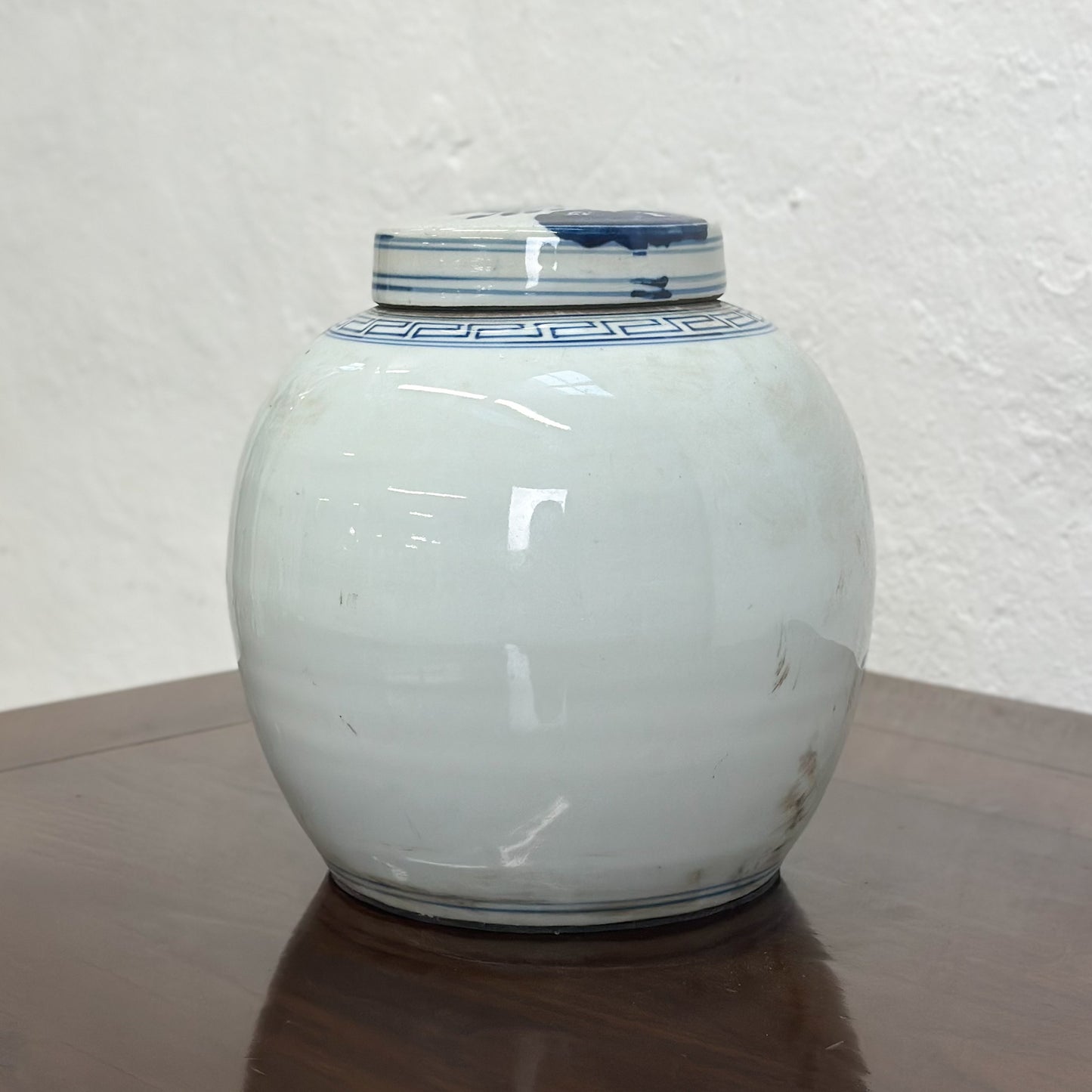 Magpie & Peony Porcelain Ginger Jar