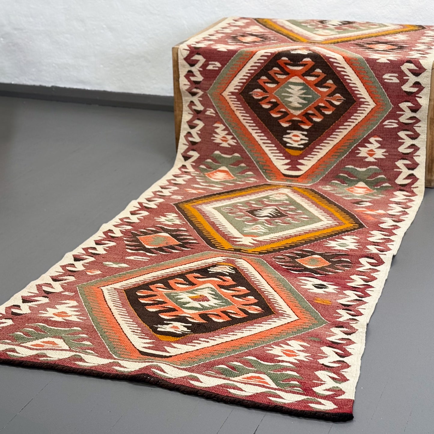 Vintage Mut Kilim Turkish Rug