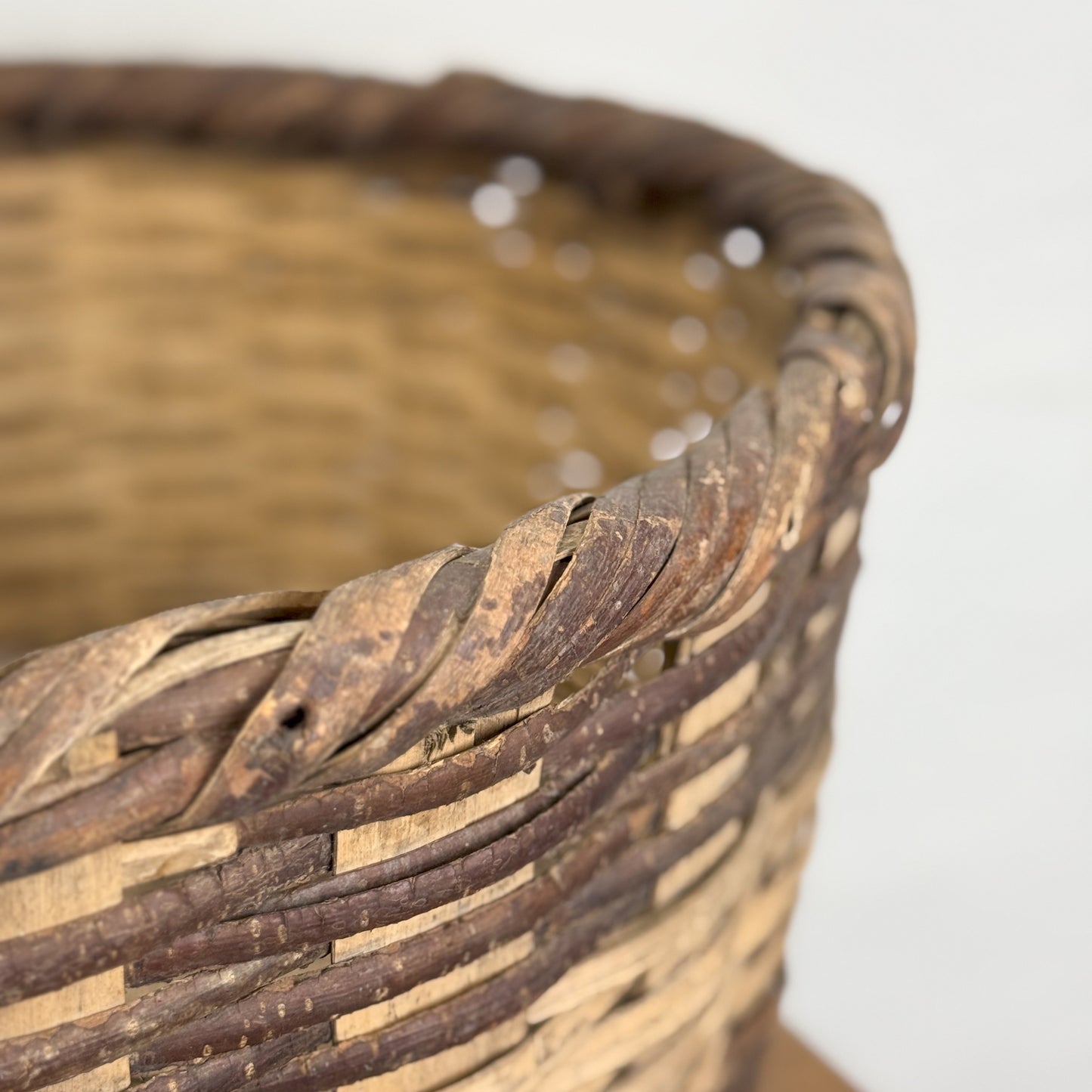 Vintage Wicker Harvest Basket I