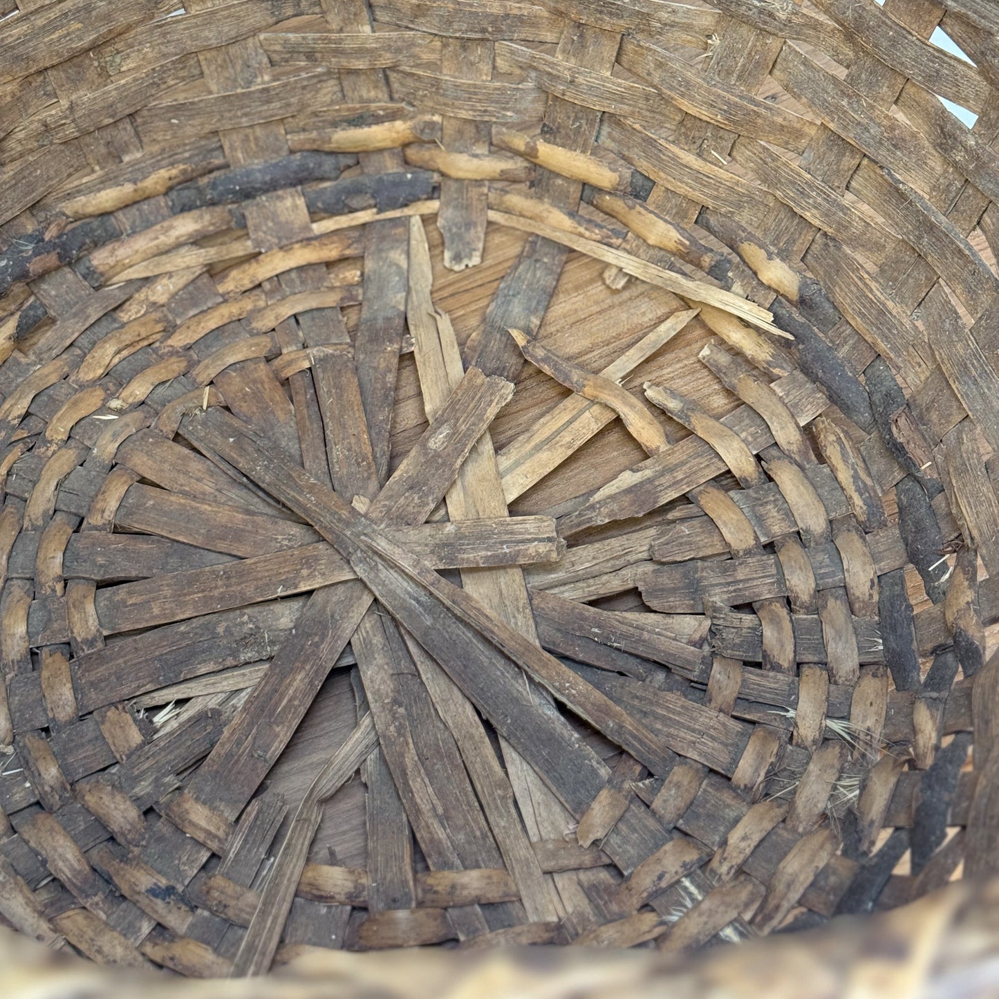 Vintage Wicker Harvest Basket II
