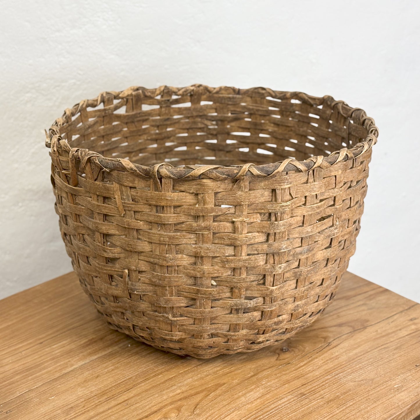 Vintage Wicker Harvest Basket II
