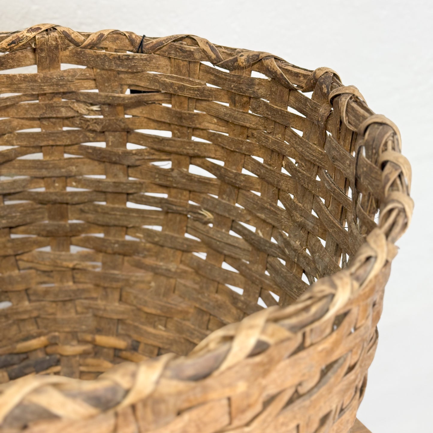 Vintage Wicker Harvest Basket II