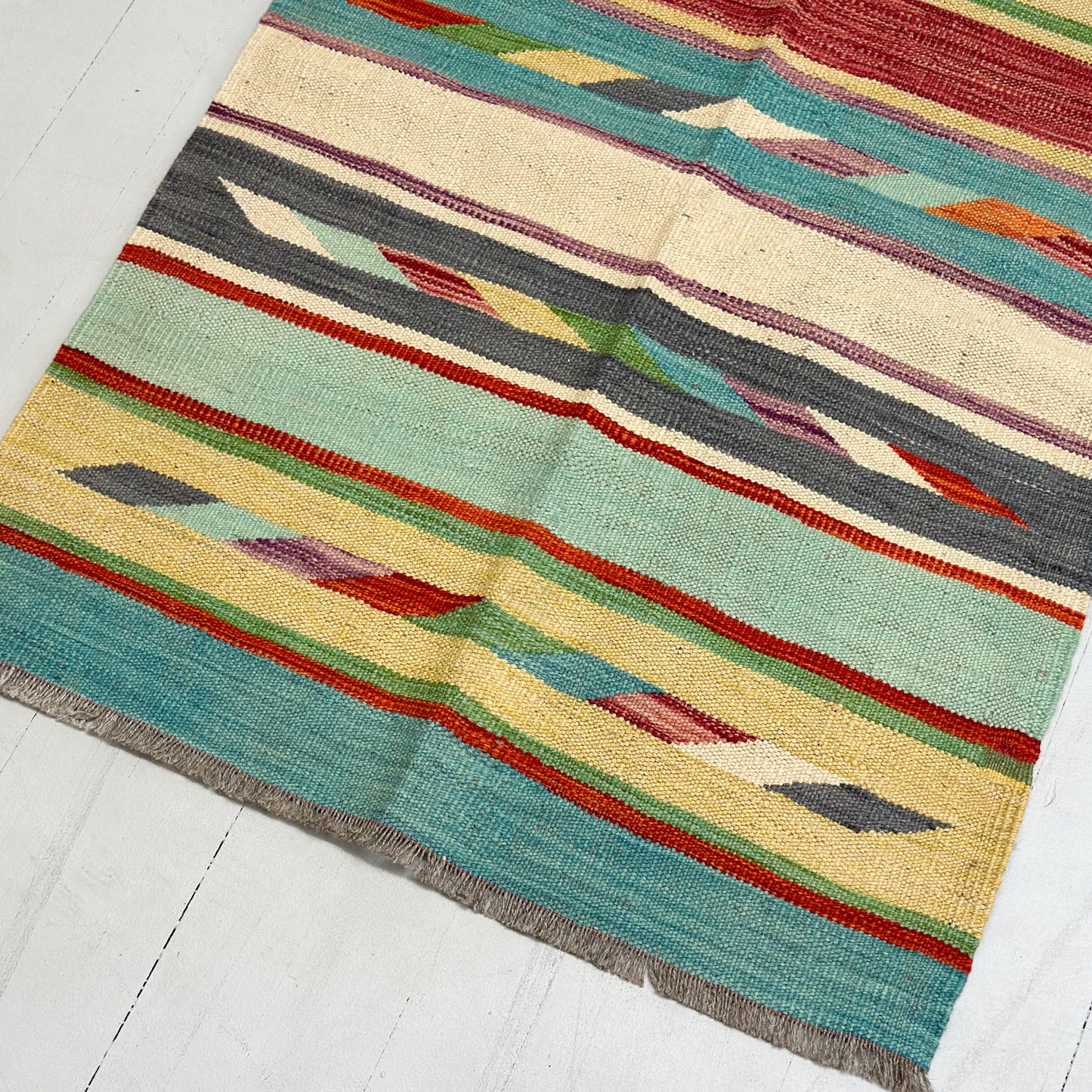 Vintage Tribal Kilim Runner Rug I